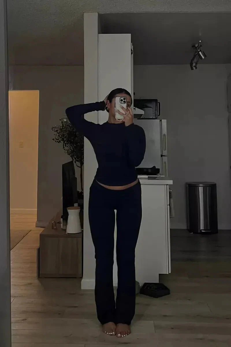 Ensemble de détente femme – Tenue confortable en coton, style décontracté chic