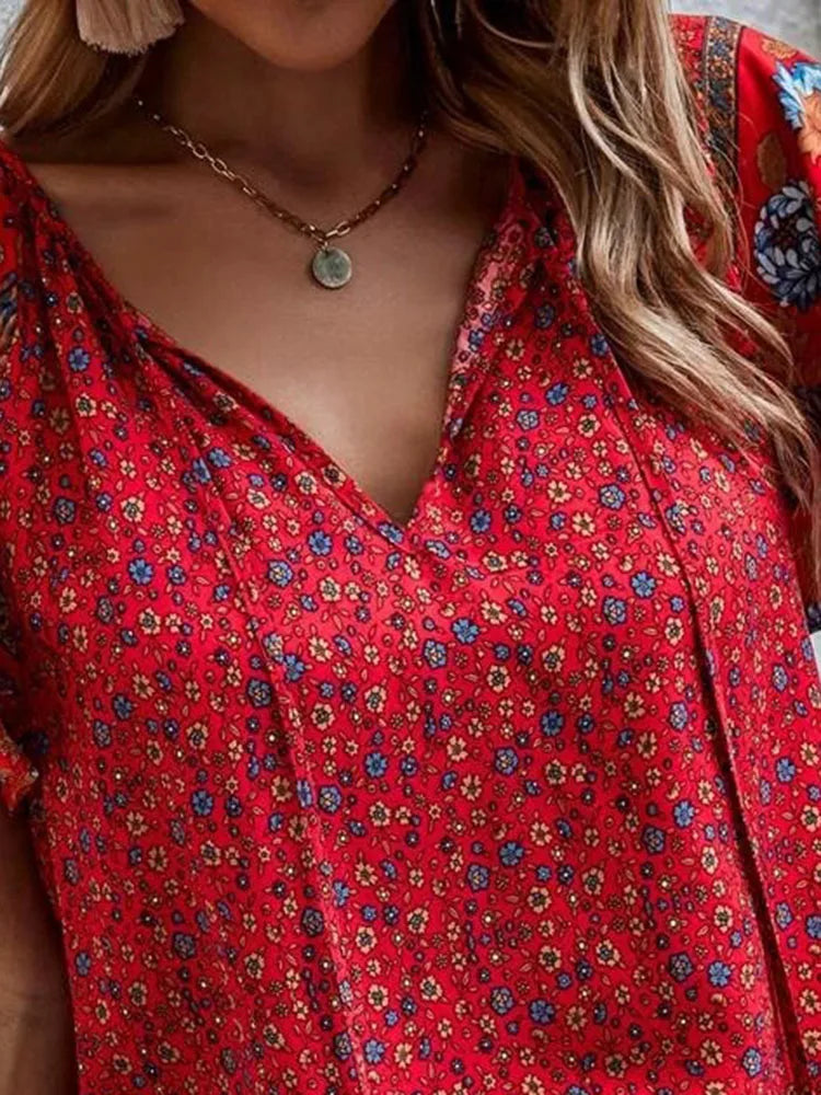 Robe femme élégante – Robe fluide à manches longues pour cérémonie et soirée