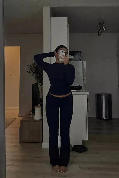 Ensemble de détente femme – Tenue confortable en coton, style décontracté chic