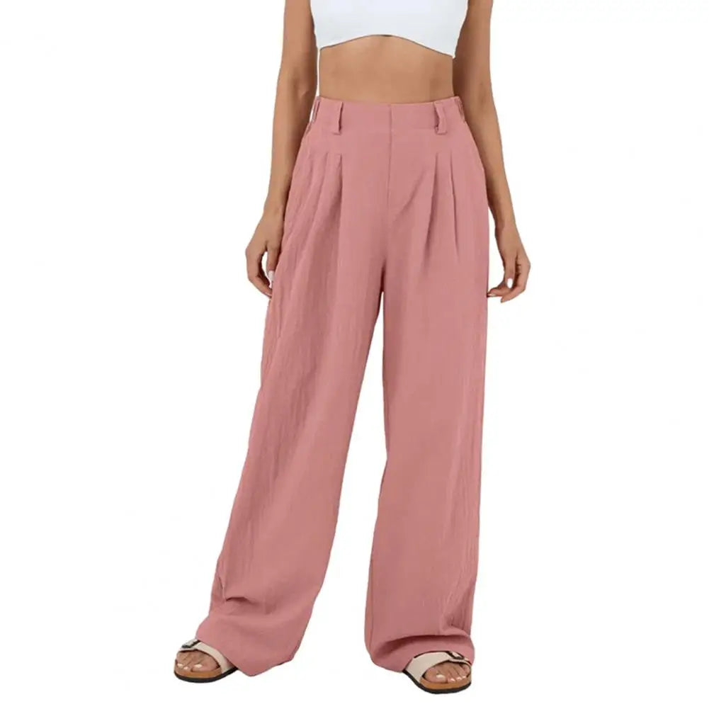 Pantalons Slim Fit femme – Pantalon décontracté élégant en coton stretch