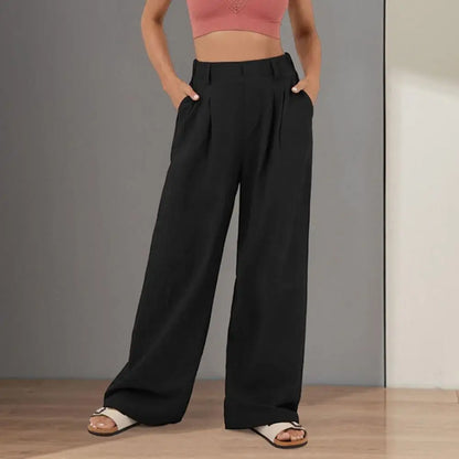 Pantalons Slim Fit femme – Pantalon décontracté élégant en coton stretch