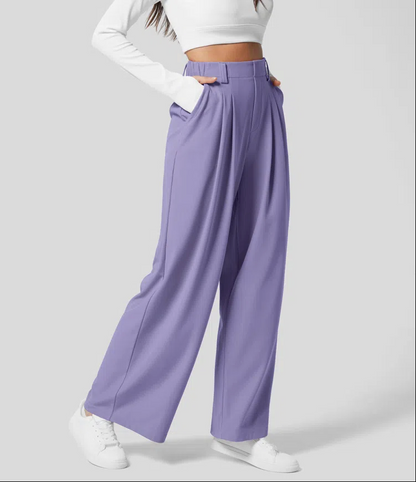 Pantalons Slim Fit femme – Pantalon décontracté élégant en coton stretch