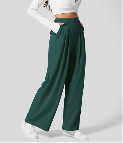 Pantalons Slim Fit femme – Pantalon décontracté élégant en coton stretch