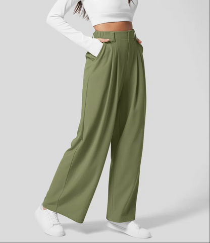 Pantalons Slim Fit femme – Pantalon décontracté élégant en coton stretch