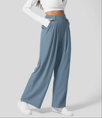 Pantalons Slim Fit femme – Pantalon décontracté élégant en coton stretch