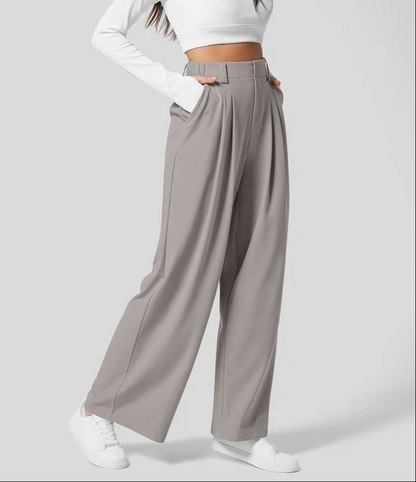 Pantalons Slim Fit femme – Pantalon décontracté élégant en coton stretch